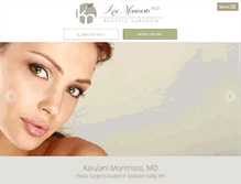 Tablet Screenshot of kmplasticsurgery.com